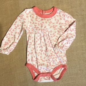 Burt's Bees long sleeve onesie